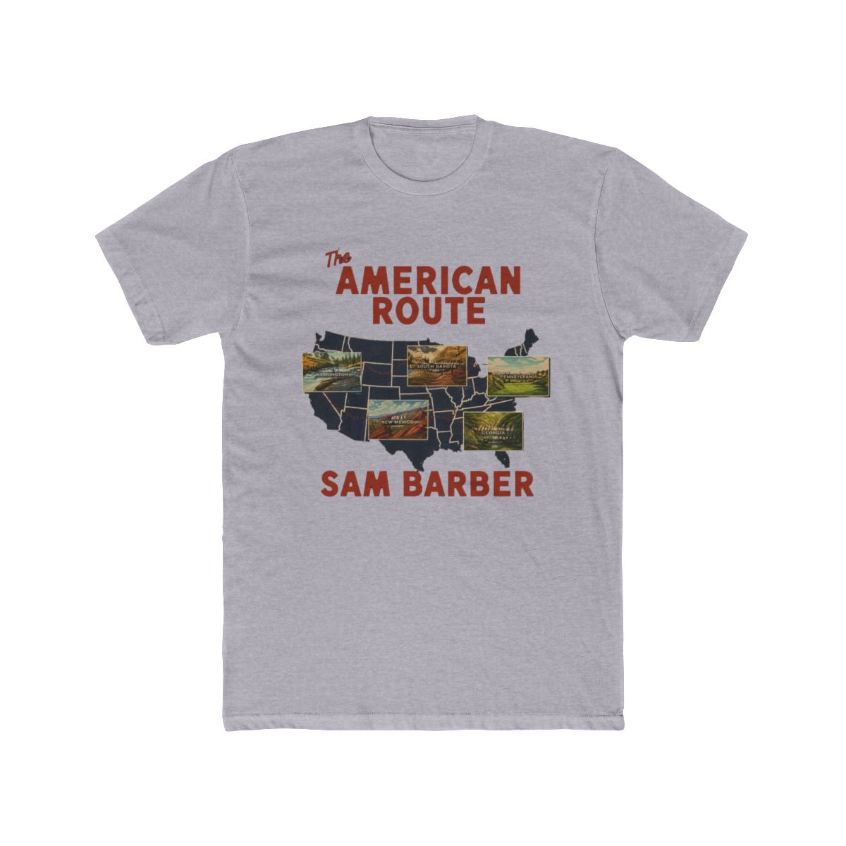 Sam Barber The American Route 2026 Tour T Shirt - alternate angle 4, merchandise