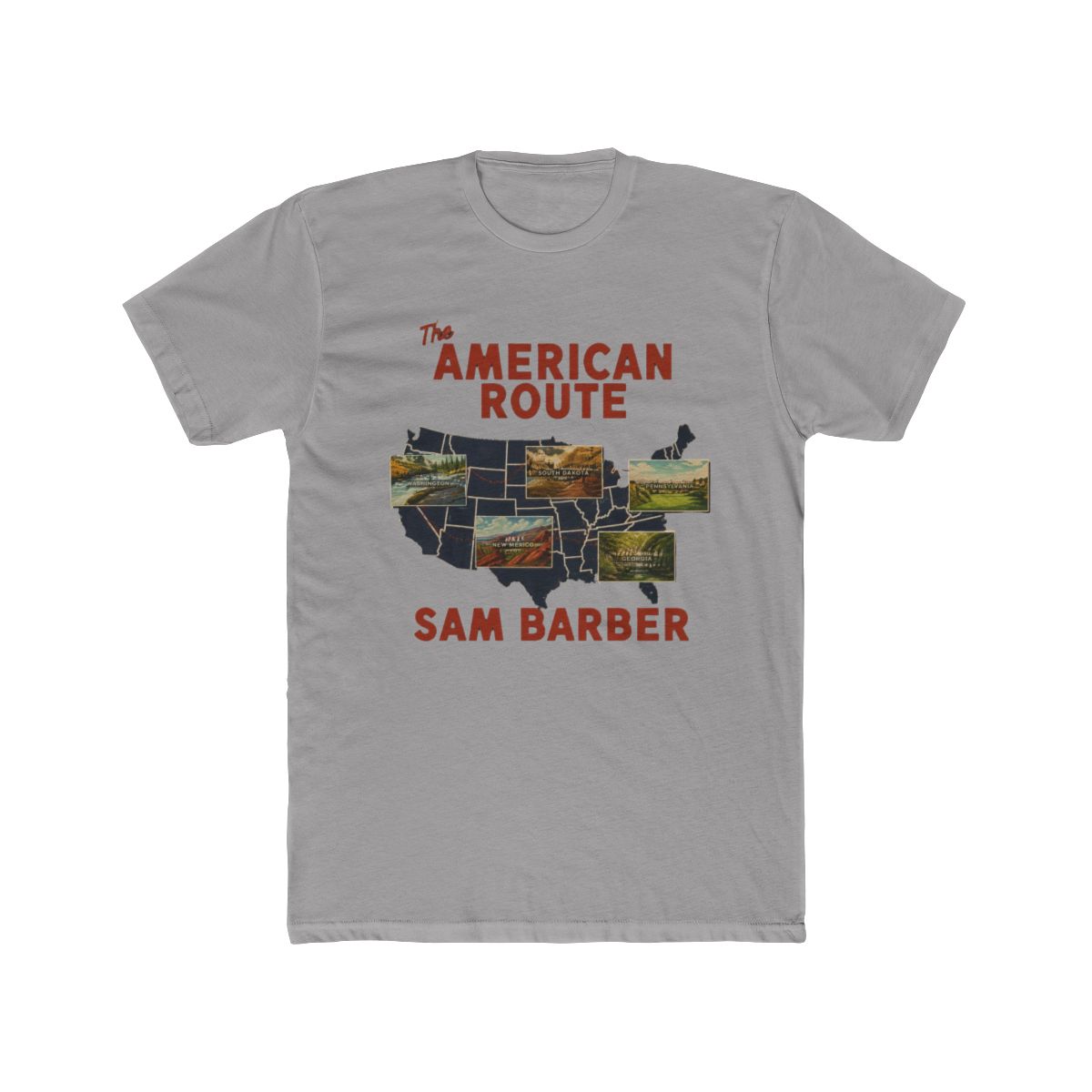 Sam Barber The American Route 2026 Tour T Shirt - Official T-Shirts merchandise
