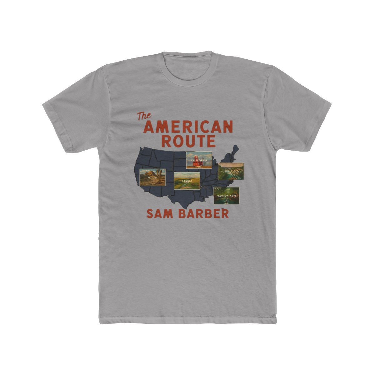 Sam Barber 2026 US Tour Pattern T Shirt Sam Barber Merch Cosplay Fashion Round Neck Co - Official T-Shirts merchandise